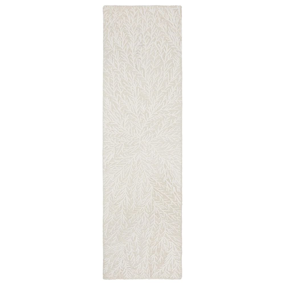 Nourison Ma30 Star Floral 2"3" x 8" Ivory Runner, , large