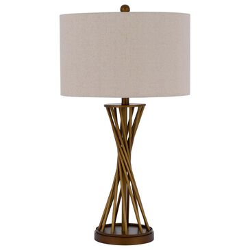 Cal Lighting Urban Metal Table Lamp in Rustic Gold, , large