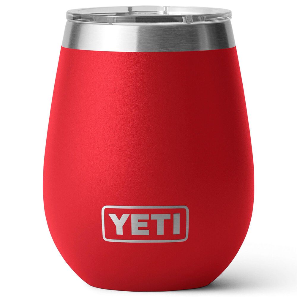 YETI Rambler 10 Oz Wine Tumbler with MagSlider Lid in Rescue Red, , large