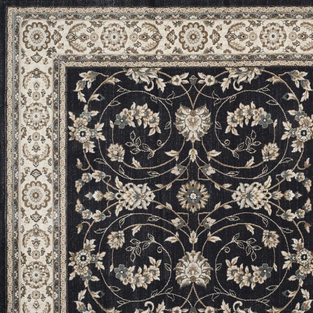 Safavieh Lyndhurst 5&#39;3&quot; x 7&#39;6&quot; Anthracite and Cream Area Rug, , large