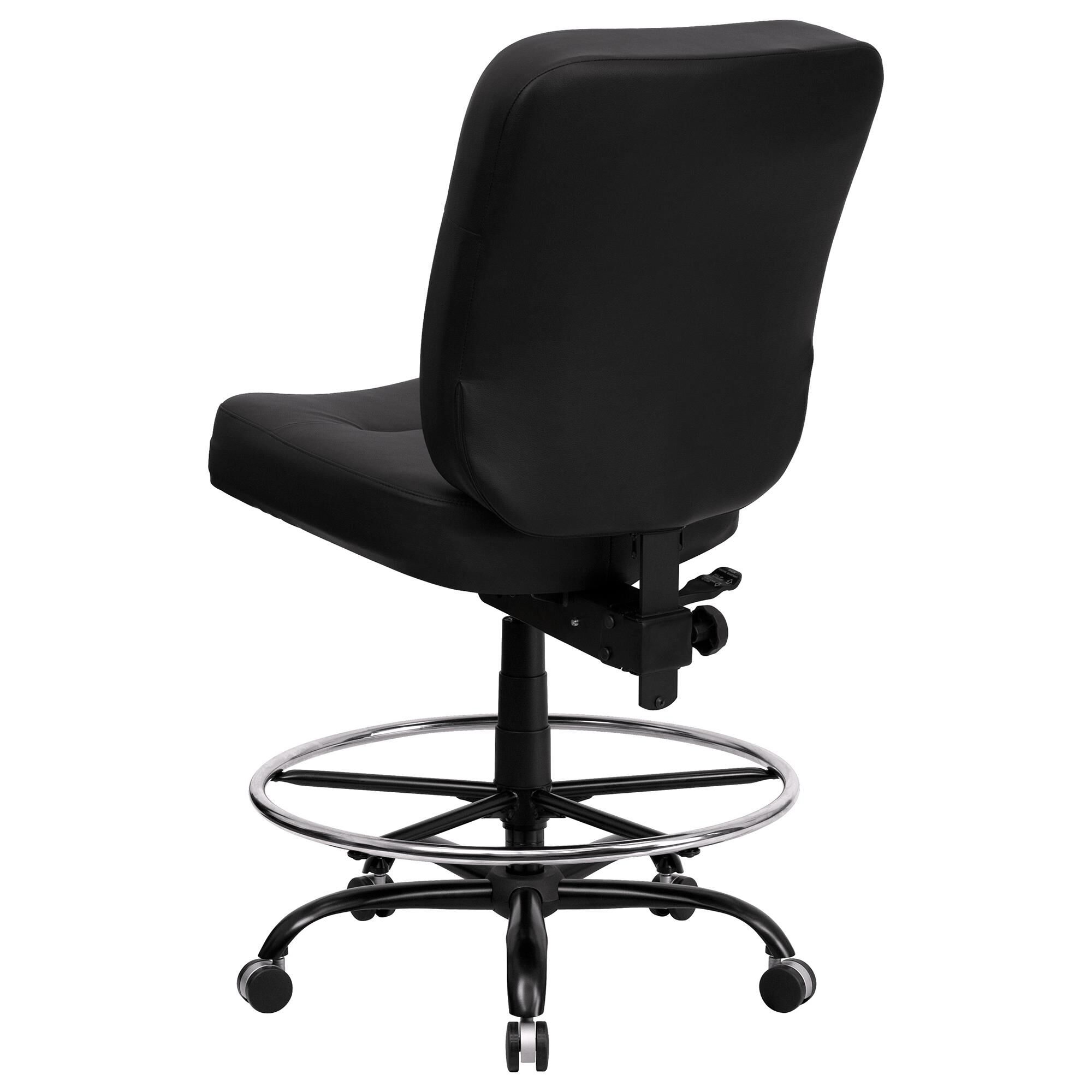 Flash Furniture HERCULES Big Tall Drafting Chair in Black NFM