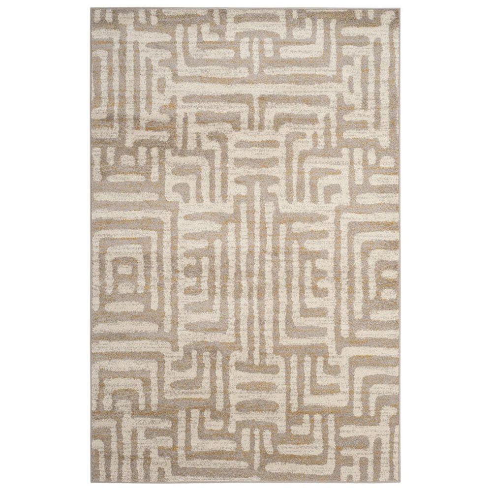 Safavieh Amsterdam AMS106A-5 5"1" x 7"6" Ivory/Mauve Area Rug, , large
