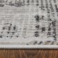 Feizy Sonora 5" x 7"6" Gray and Ivory Area Rug, , large