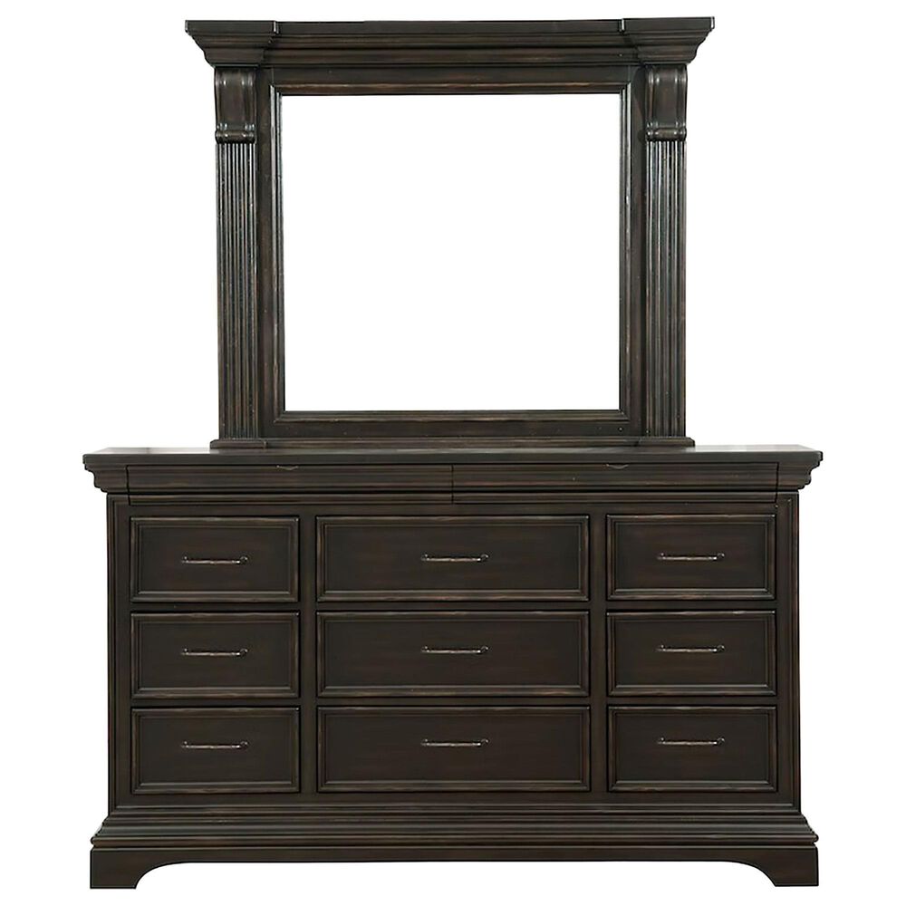 Nicolette Home Caldwell 3-Piece King Bedroom Set in Deep Brown, , large