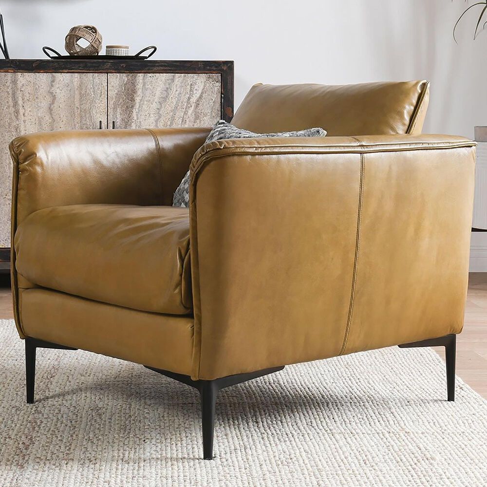 Classic Home Abigail Club Chair in Brown, , large