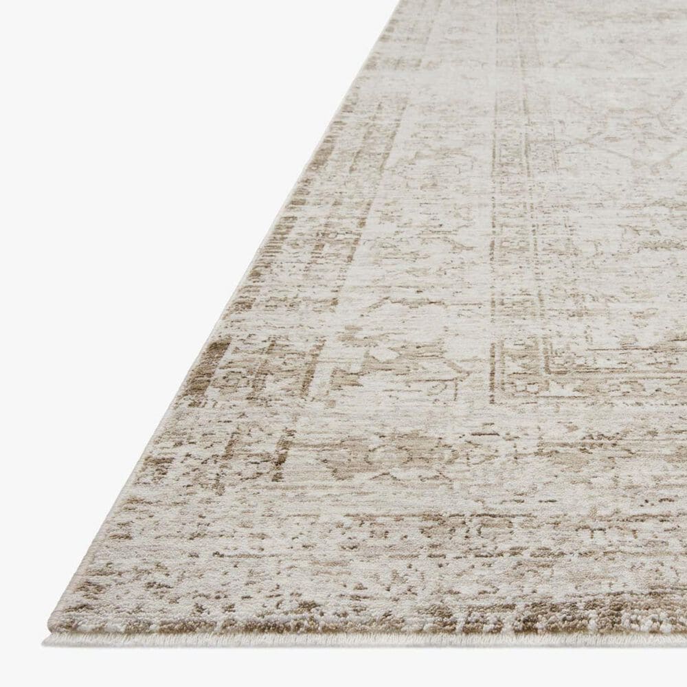 Amber Lewis x Loloi Honora Ivory and Natural 5&#39;3&quot; x 7&#39;9&quot; Area Rug, , large