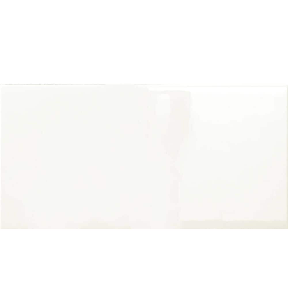 Emser Catch Ivory 3&quot; x 6&quot; Glossy Subway Ceramic Wall Tile, , large