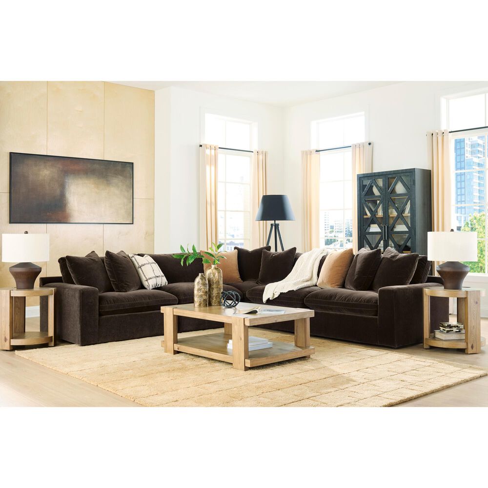 Ashley Maxton Heights 5-Piece L-Shaped Symmetrical Sectional in Bittersweet, , large