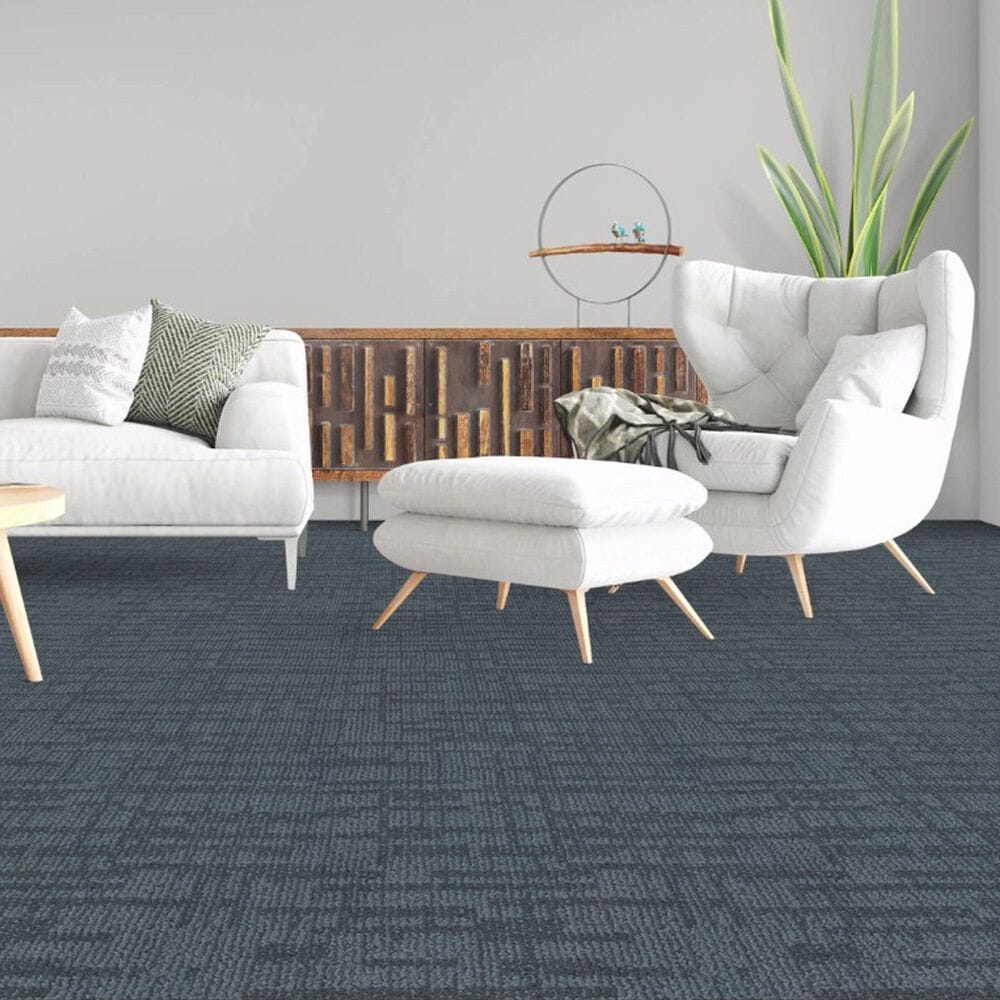 Masland Folklore Carpet in Bluetick, , large