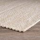 L&R Resources Bleached Naturals 5" x 7"9" Bleach and Ivory Area Rug, , large