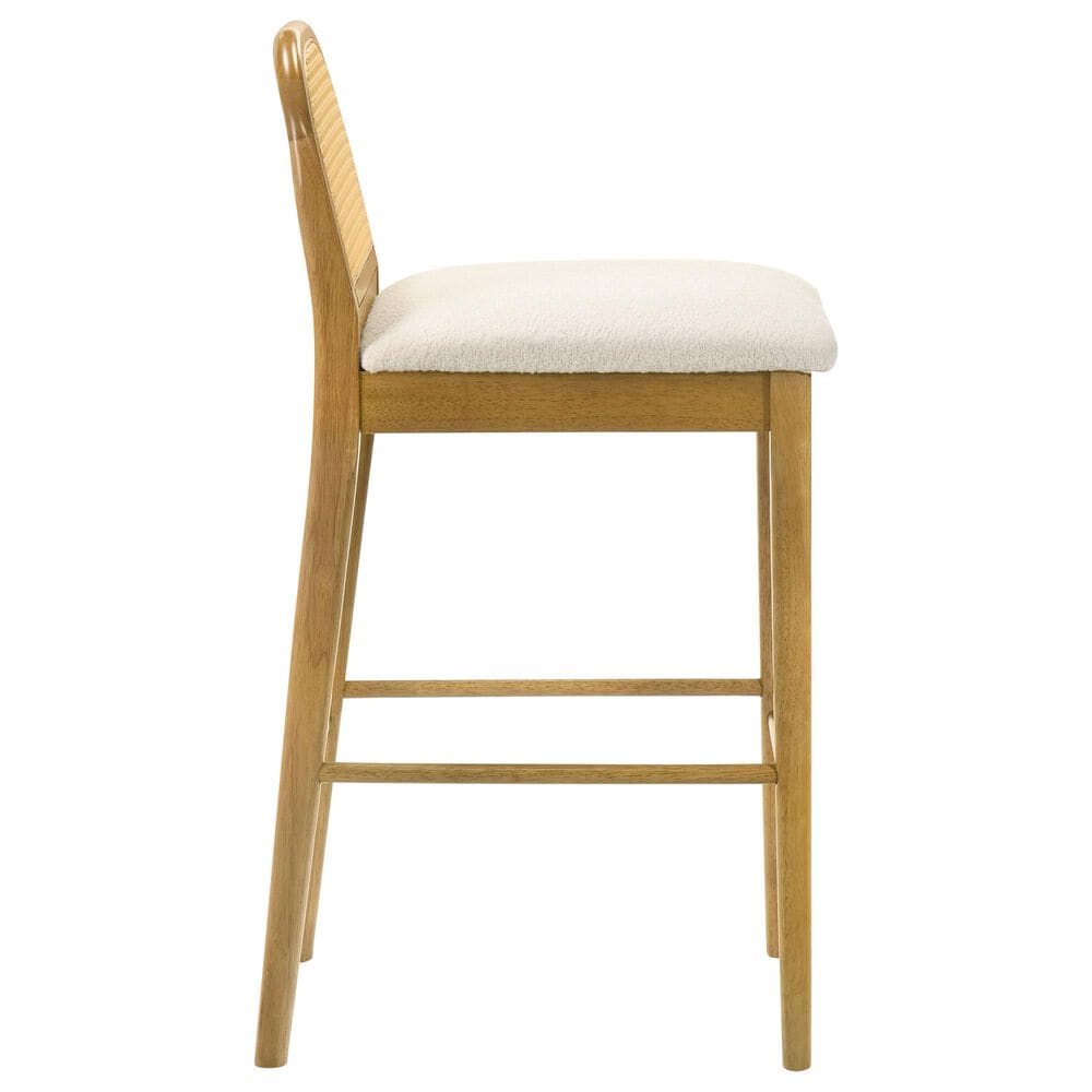 Armen Living Lucio Bar Height Stool in Amber Glow, , large
