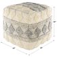Surya Anders Pouf in Gray/Cream/Khaki, , large