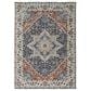 Feizy Kaia 39HTF 3" x 5" Blue and Red Area Rug, , large