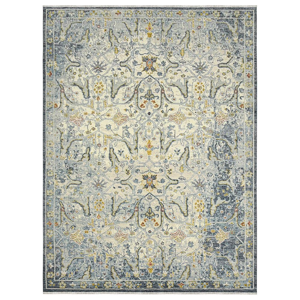 Amer Rugs Jaigarh 10" x 14" Blue Area Rug, , large