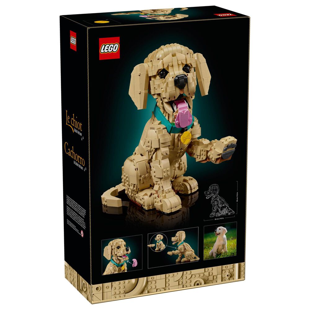 LEGO Golden Retriever Puppy Building Set, , large