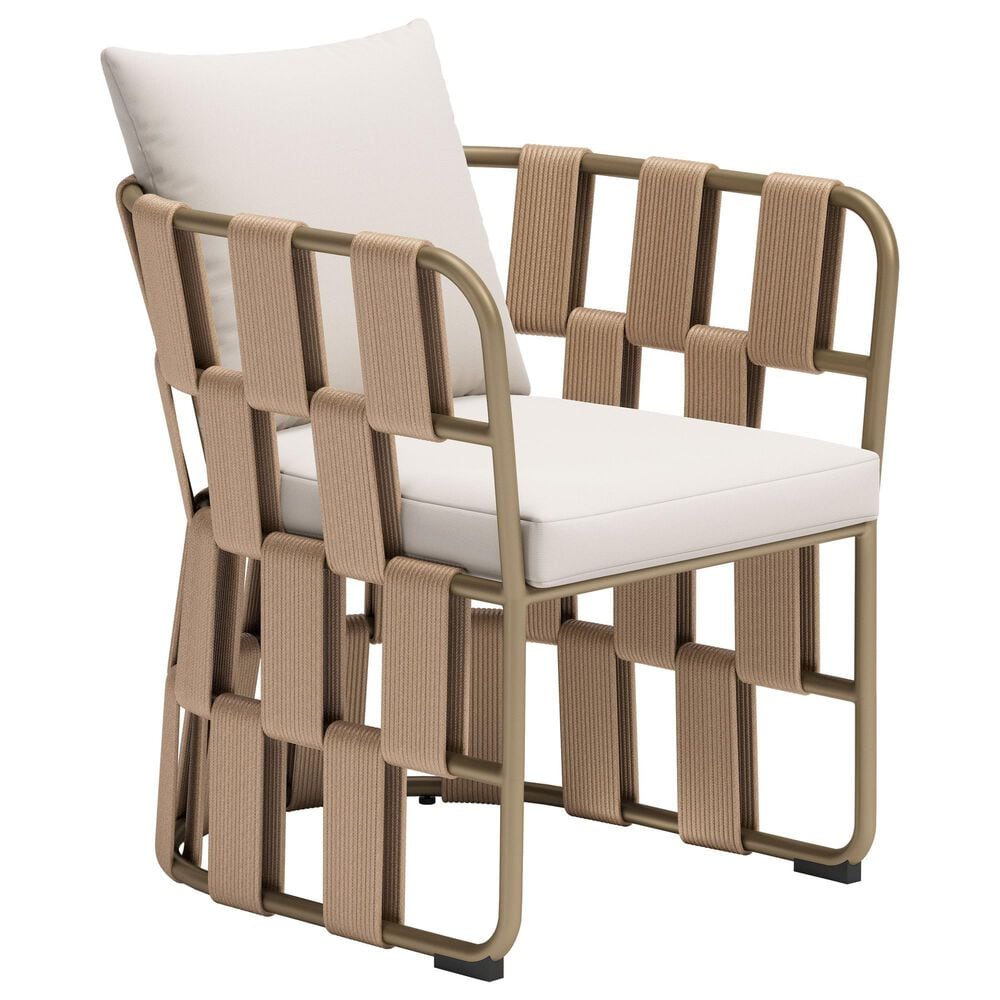 Zuo Modern Quadrat Dining Chair in White, , large
