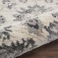 Nourison Fusion Cream and Gray 2"2" x 7"6" Runner, , large