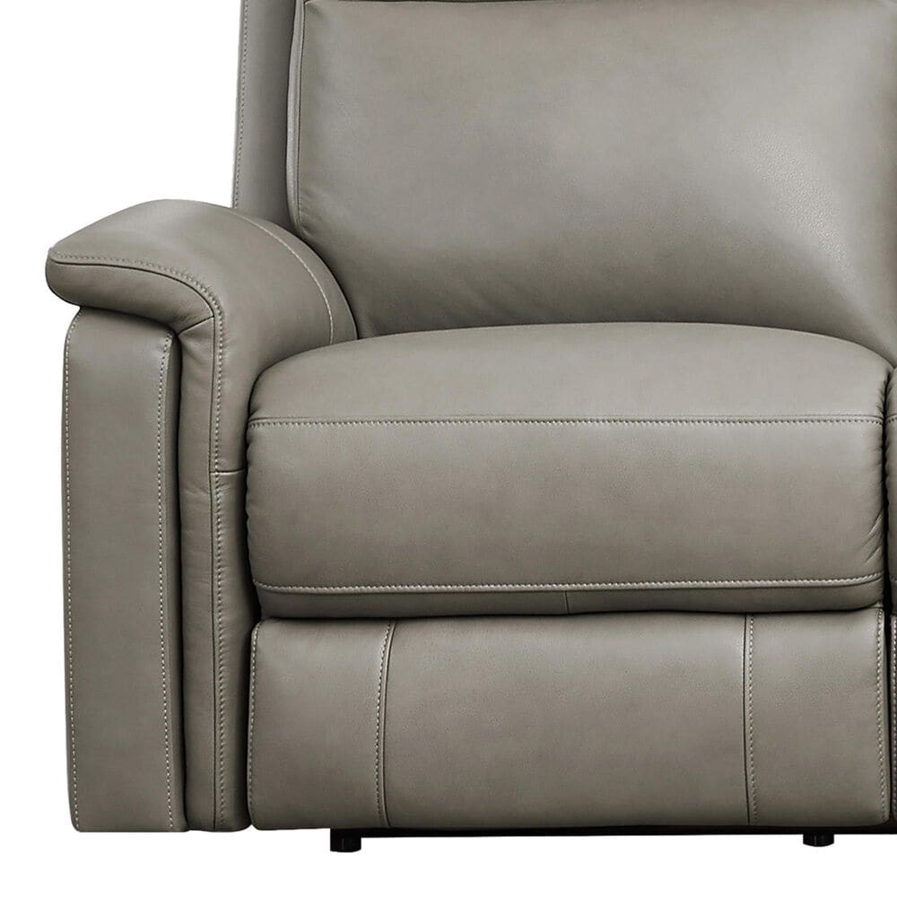 Amax Leather Cozy Power Reclining Sofa in Concrete, , large