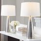 Grandview Gallery Maya 27" Metal Table Lamp in Polished Nickel, , large