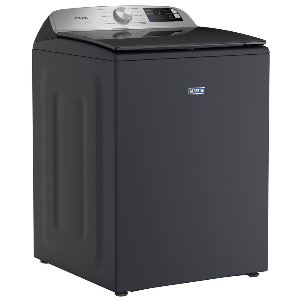Maytag 5.2 Cu. Ft. Top Load Agitator Washer in Midnight Steel, , large