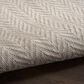 Nourison Horizon HOZ02 Grey 8" x 10" Indoor/Outdoor Area Rug, , large