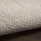 Nourison Horizon HOZ02 Grey 8" x 10" Indoor/Outdoor Area Rug, , large