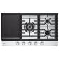 LG 36" Smart Gas Cooktop with Ultraheat 22K BTU In Stainless Steel, , large