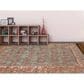 Amer Rugs Eternal 3"11" x 5"11" Sea Blue and Rust Area Rug, , large