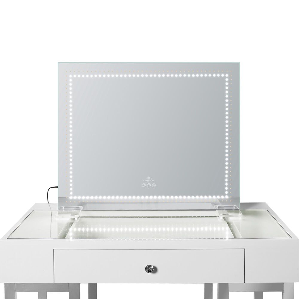Impressions Vanity Stage Lite Plus Vanity Mirror in Silver, , large