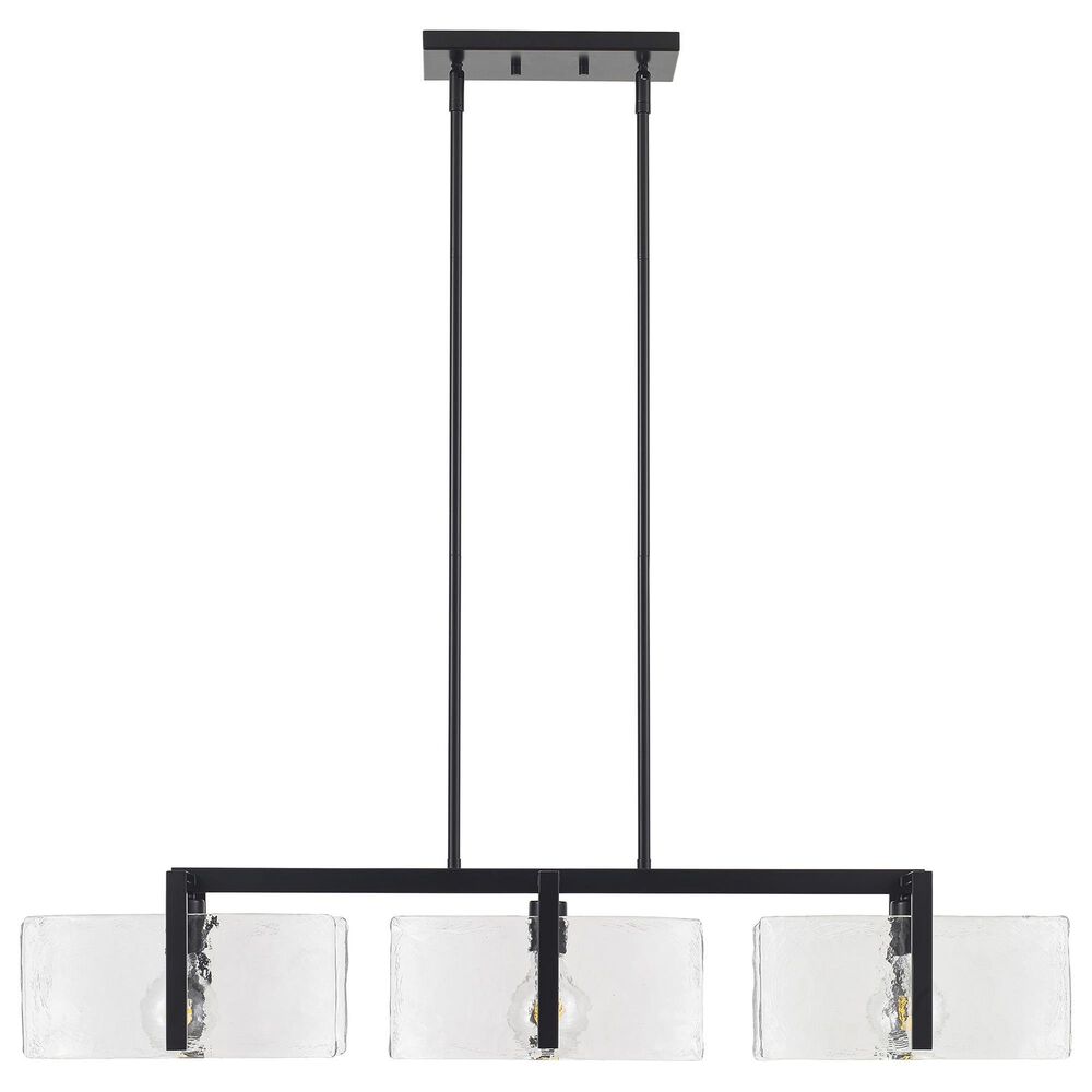 Golden Lighting Aenon 3-Light Pendant Light in Matte Black, , large