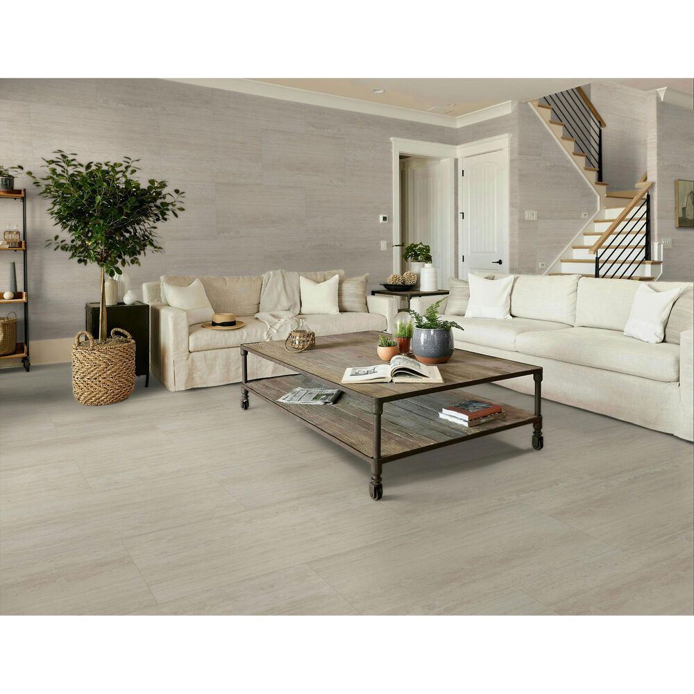 Shaw Natural Strata Cream 24&quot; x 48&quot; Porcelain Tile, , large