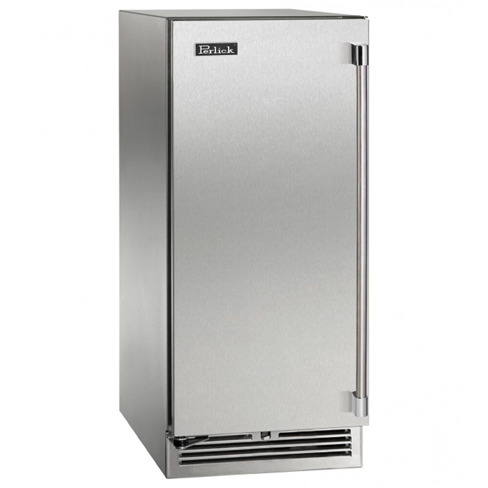 Perlick Signature 15" Outdoor Undercounter Wine Reserve with Left Hinge Soild Door in Stainless Steel, , large