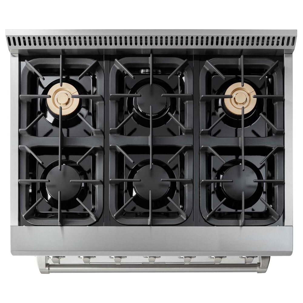 Thor Kitchen 5.2 Cu. Ft. Freestanding Liquid Propane Range in Stainless Steel, , large