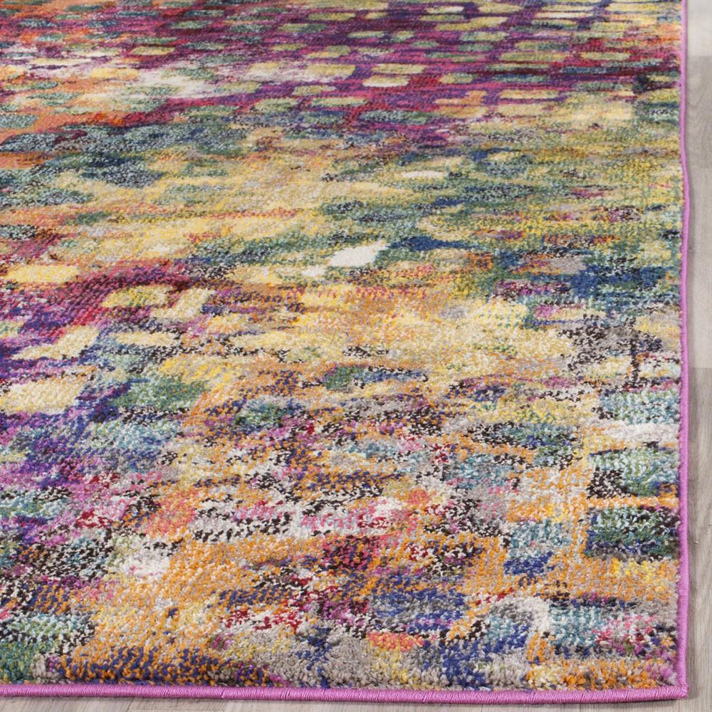 Safavieh Monaco MNC225D-5 5&#39;1&quot; x 7&#39;7&quot; Pink/Multi Area Rug, , large