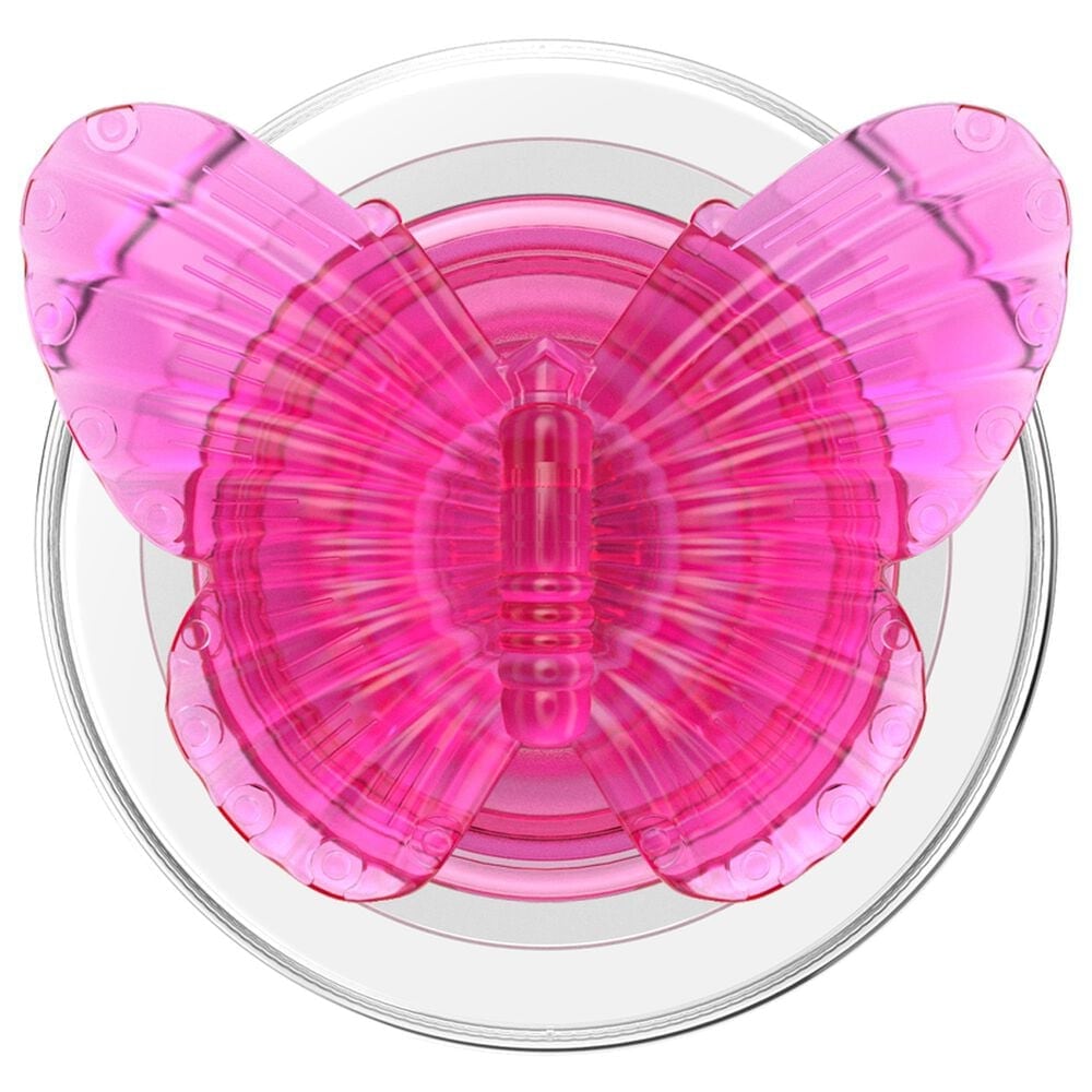 PopSockets MagSafe Circle PopGrip in Molded Butterfly Magenta, , large
