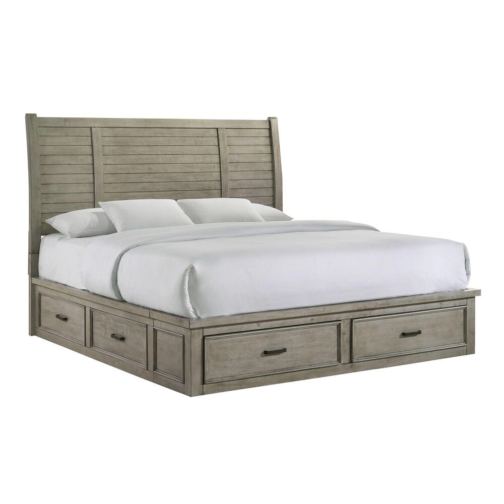 Mayberry Hill Sullivan 5-Piece King Bedroom Set in Drift Grey, , large