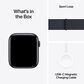 Apple Watch SE GPS + Cellular 44mm Midnight Aluminum Case with Ink Sport Loop, , large