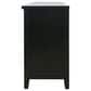 Jofran Urban Icon 60" Electric Fireplace Media Console in Black, , large