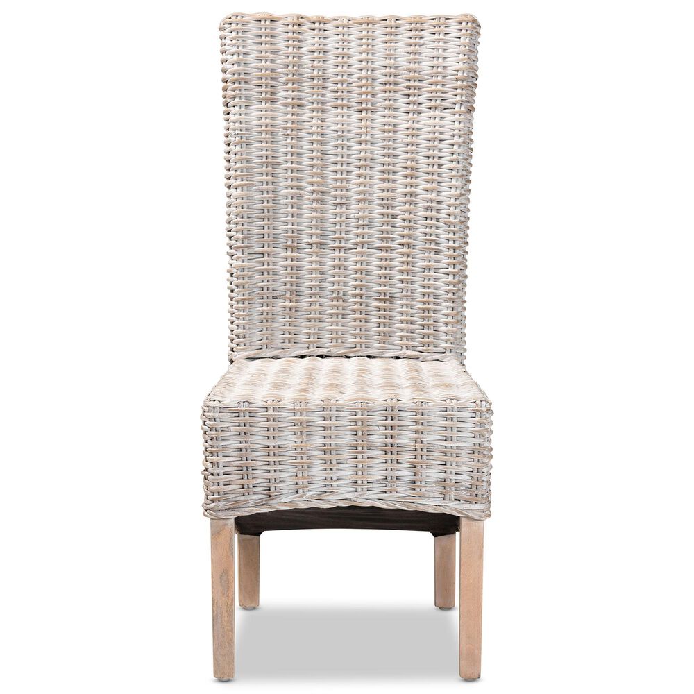 Baxton Studio Trianna Side Chair in Whitewashed and Natural Brown, , large