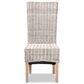 Baxton Studio Trianna Side Chair in Whitewashed and Natural Brown, , large