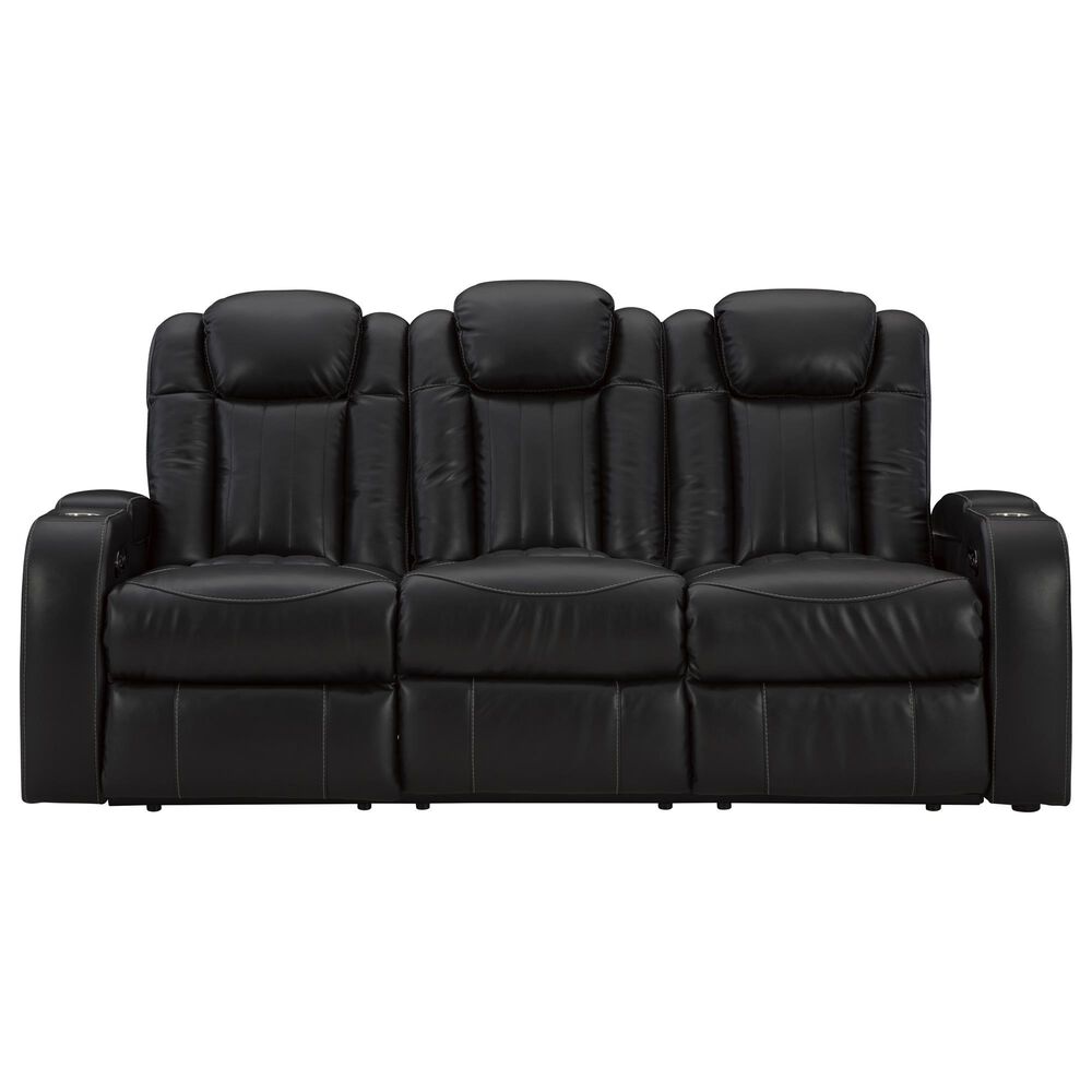 Ashley Caveman Den 2-Piece Power Reclining Living Room Set in Midnight, , large
