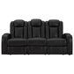 Ashley Caveman Den 2-Piece Power Reclining Living Room Set in Midnight, , large