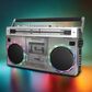 Ion Retro Glow Bluetooth Speaker in Silver, , large