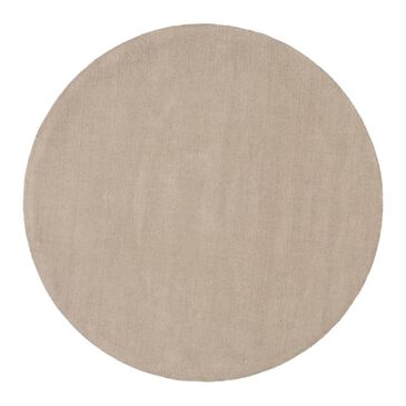 Surya Mystique M-335 6" Round Taupe Area Rug, , large