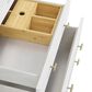 James Martin Vanities Myrrin 60" Double Vanity in Bright White with 3 cm Victorian Silver Quartz Top, , large