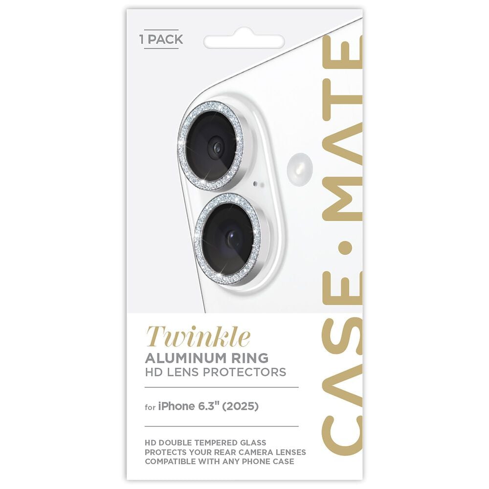 Case-Mate Aluminum Camera Lens Protector for iPhone 17 in Twinkle, , large