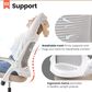 HOMLUX Swivel Ergonomic Office Chair with Flip Up Arms in Beige, , large