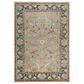 RIZZY Belmont 6" x 9" Light Blue, Beige and Rust Area Rug, , large