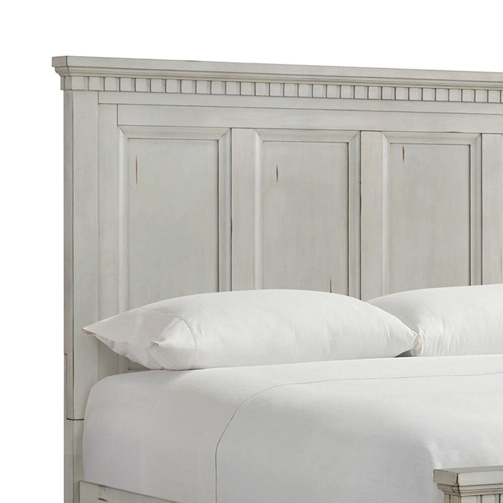 Mayberry Hill Mccoy King Storage Bed in White, , large