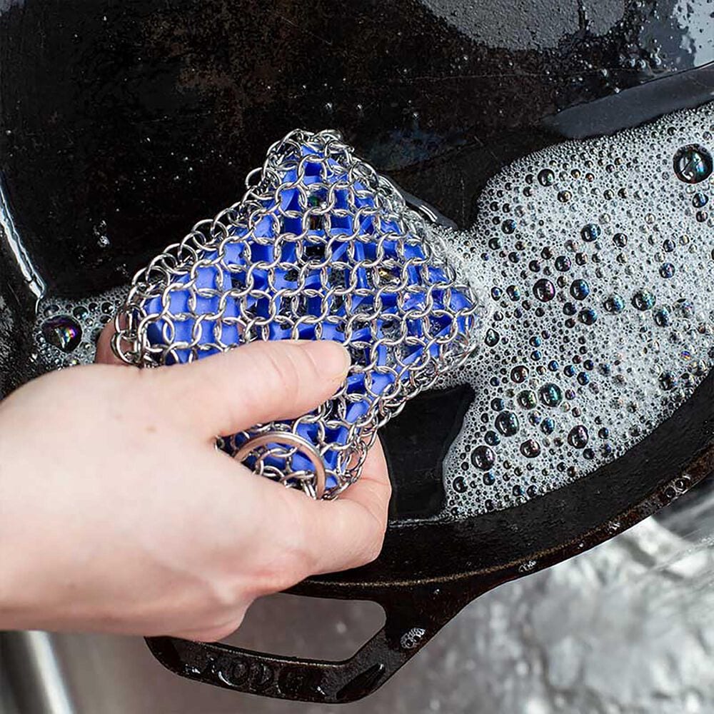 Lodge Chainmail Scrubbing Pad in Blue, , large